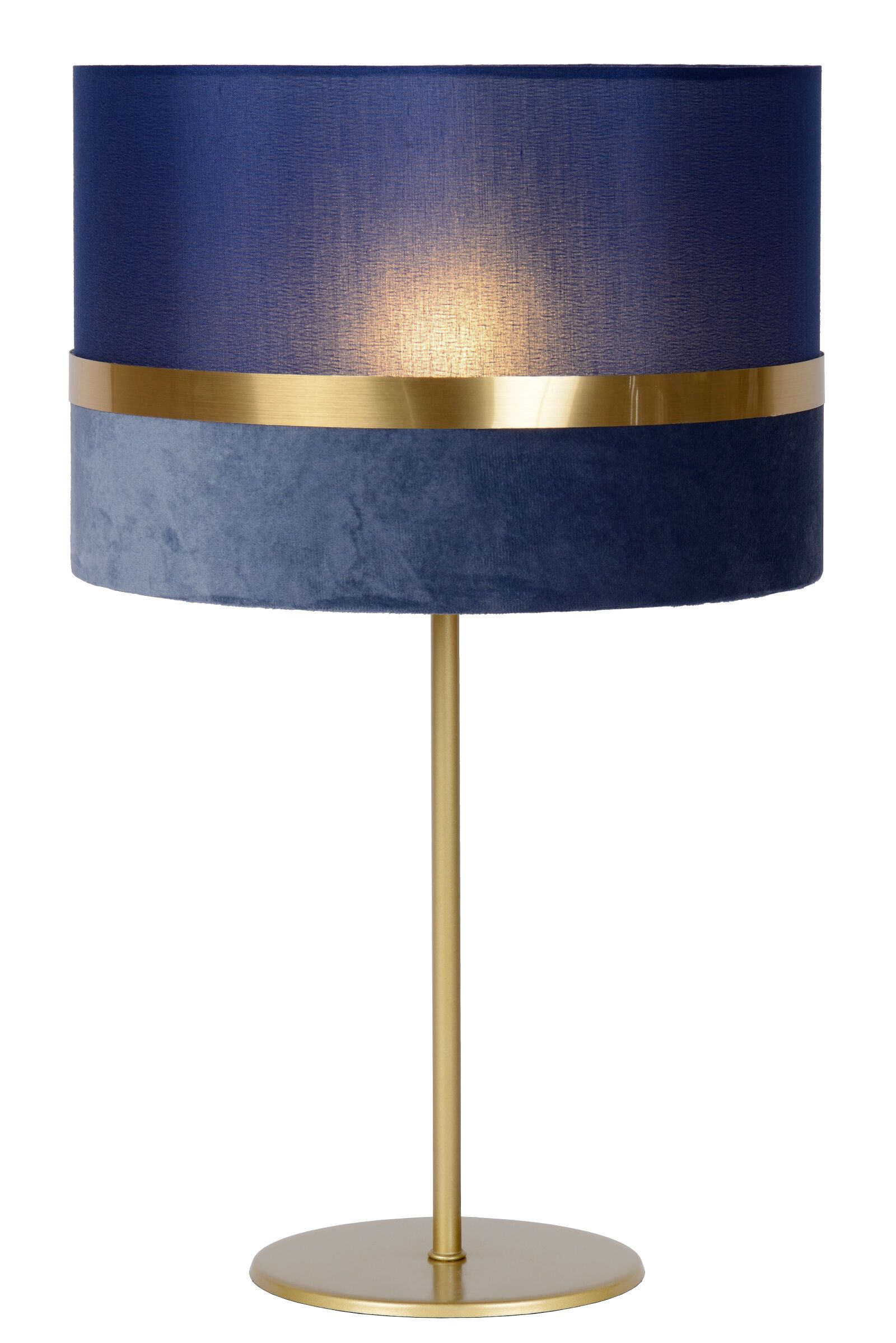 LUCIDE 10509/81/35 EXTRAVAGANZA TUSSE stolní lampa V500mm 1xE14 modrá, zlatá - Svítidla FEIM