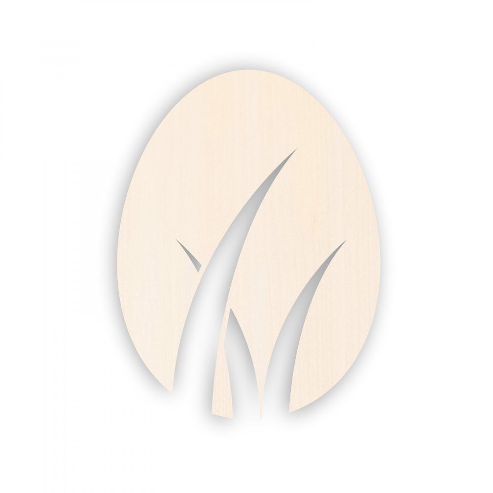 Pieris design Dřevěné velikonoční vajíčko s travičkou - Pieris design