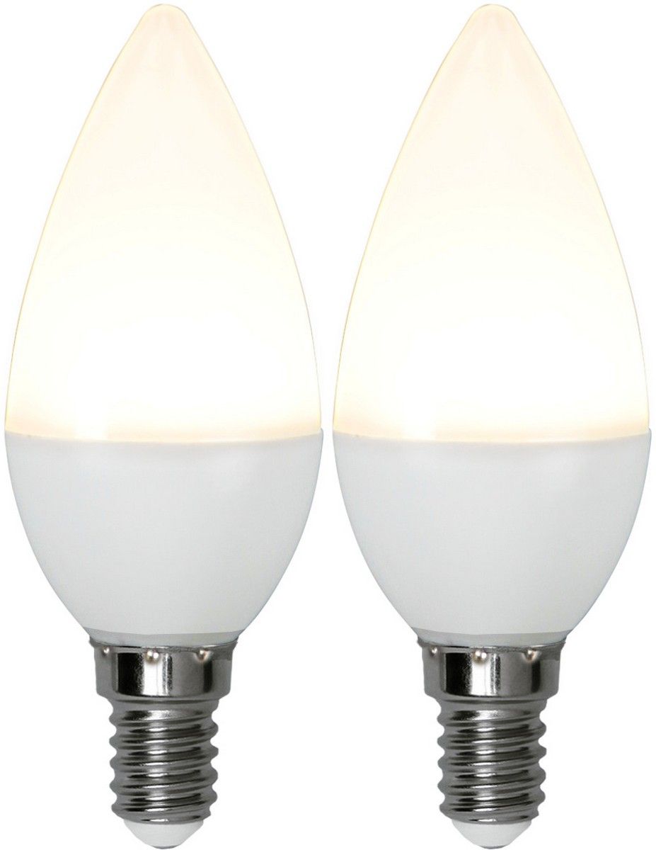 Sada 2 ks LED žárovka E14 25W Star Trading Opaque Basic - bílá - Homein.cz