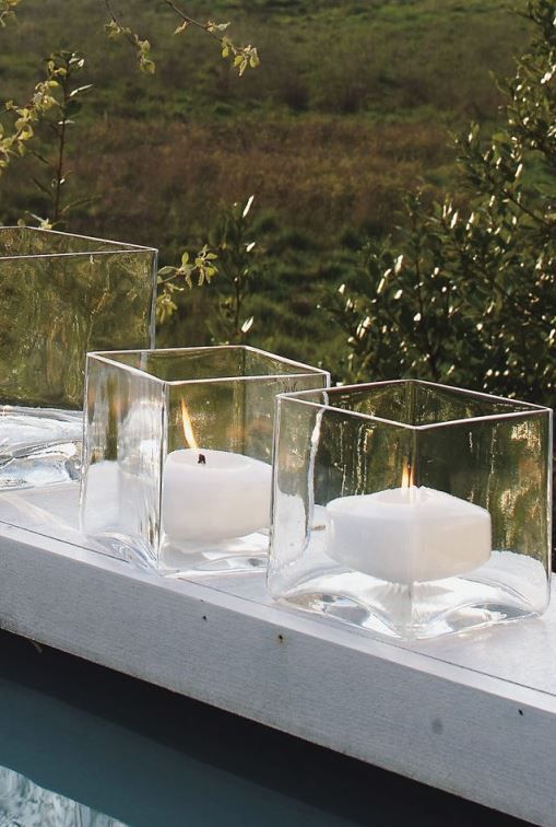 ADRIANI E ROSSI - Set 6 váz SQUARE GLASS - 