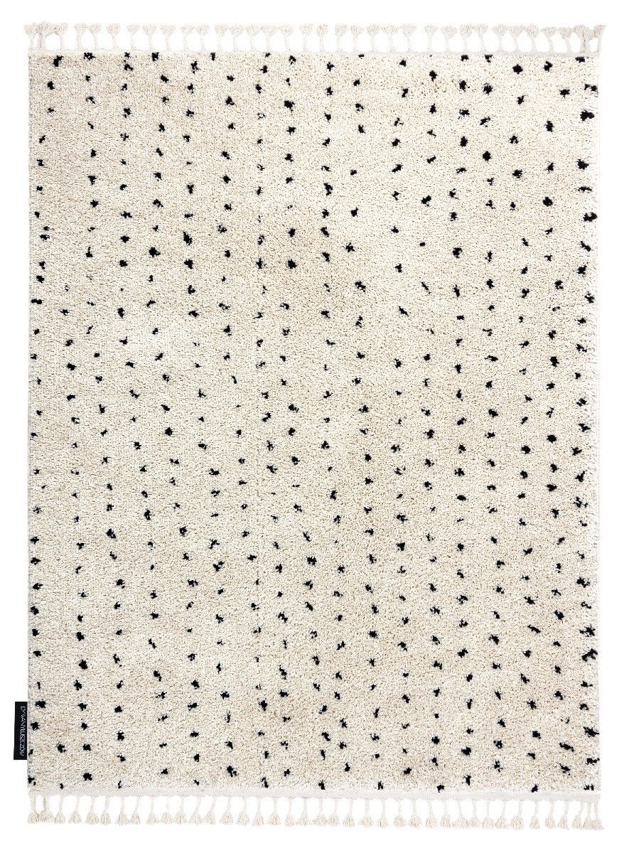 Dywany Łuszczów Kusový koberec Berber Syla B752 dots cream - 80x150 cm - Mujkoberec.cz