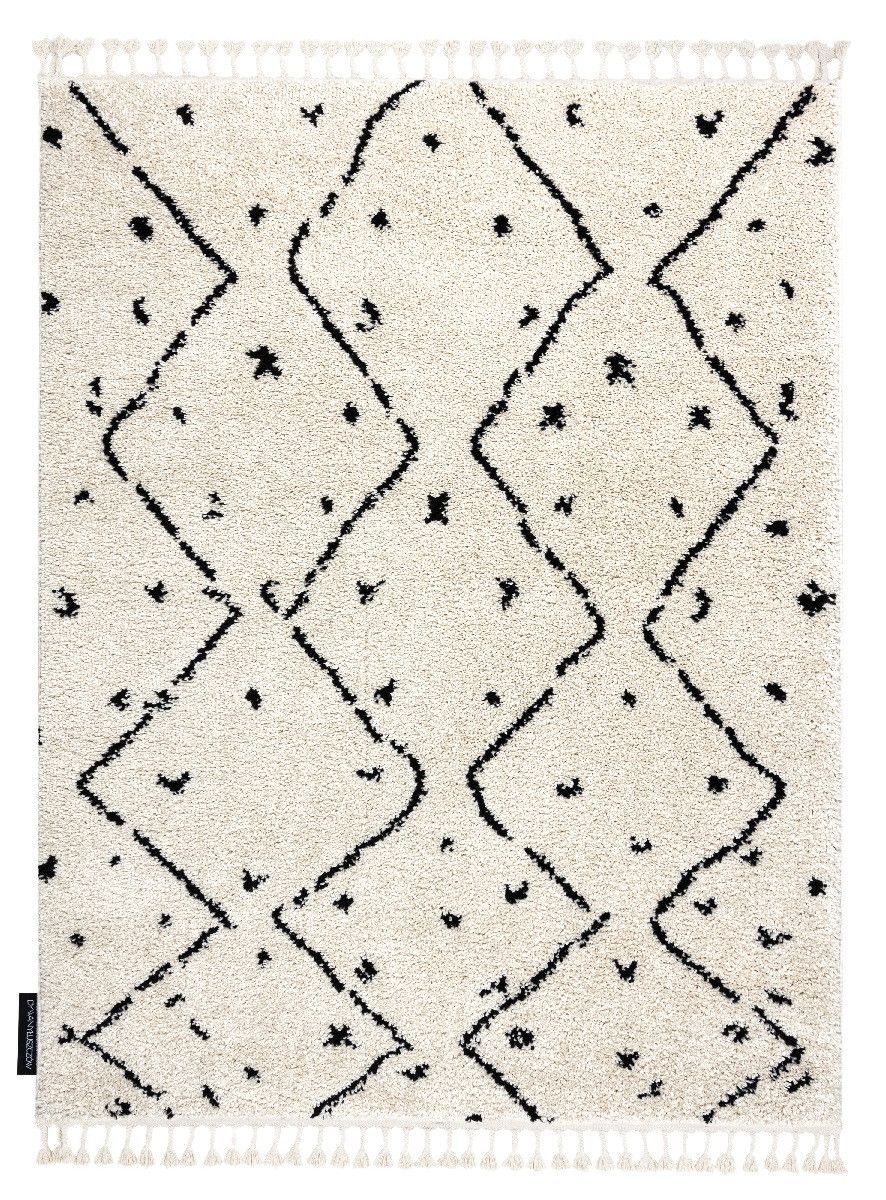 Dywany Łuszczów Kusový koberec Berber Tetuan B751 cream - 80x150 cm - Mujkoberec.cz