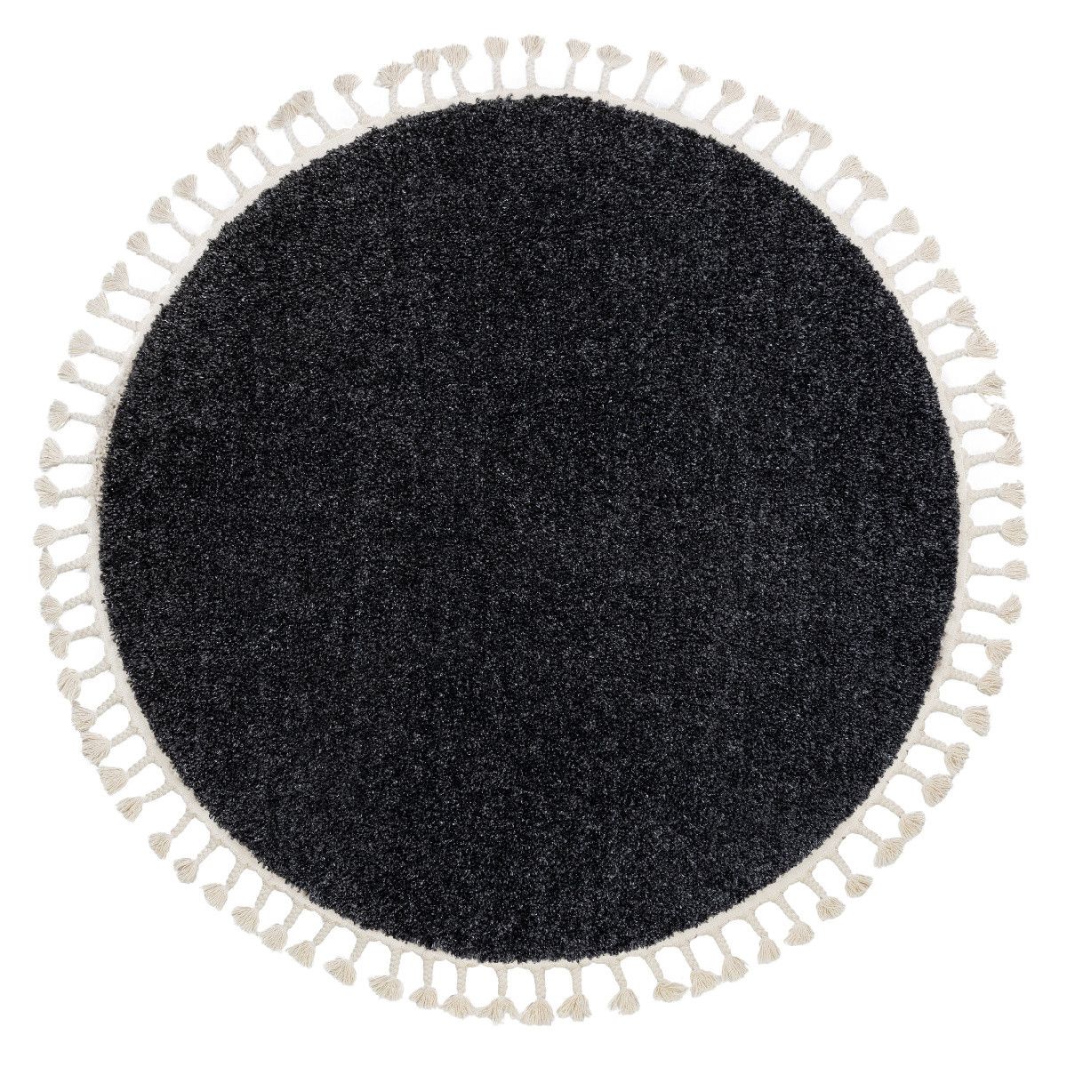 Dywany Łuszczów Kusový koberec Berber 9000 grey kruh - 160x160 (průměr) kruh cm - Mujkoberec.cz