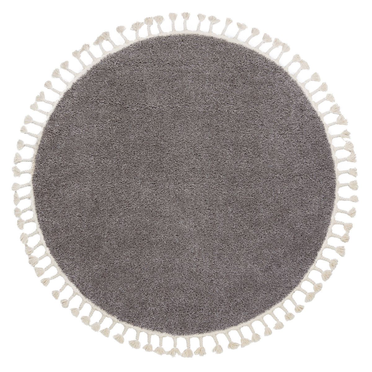 Dywany Łuszczów Kusový koberec Berber 9000 brown kruh - 160x160 (průměr) kruh cm - Mujkoberec.cz