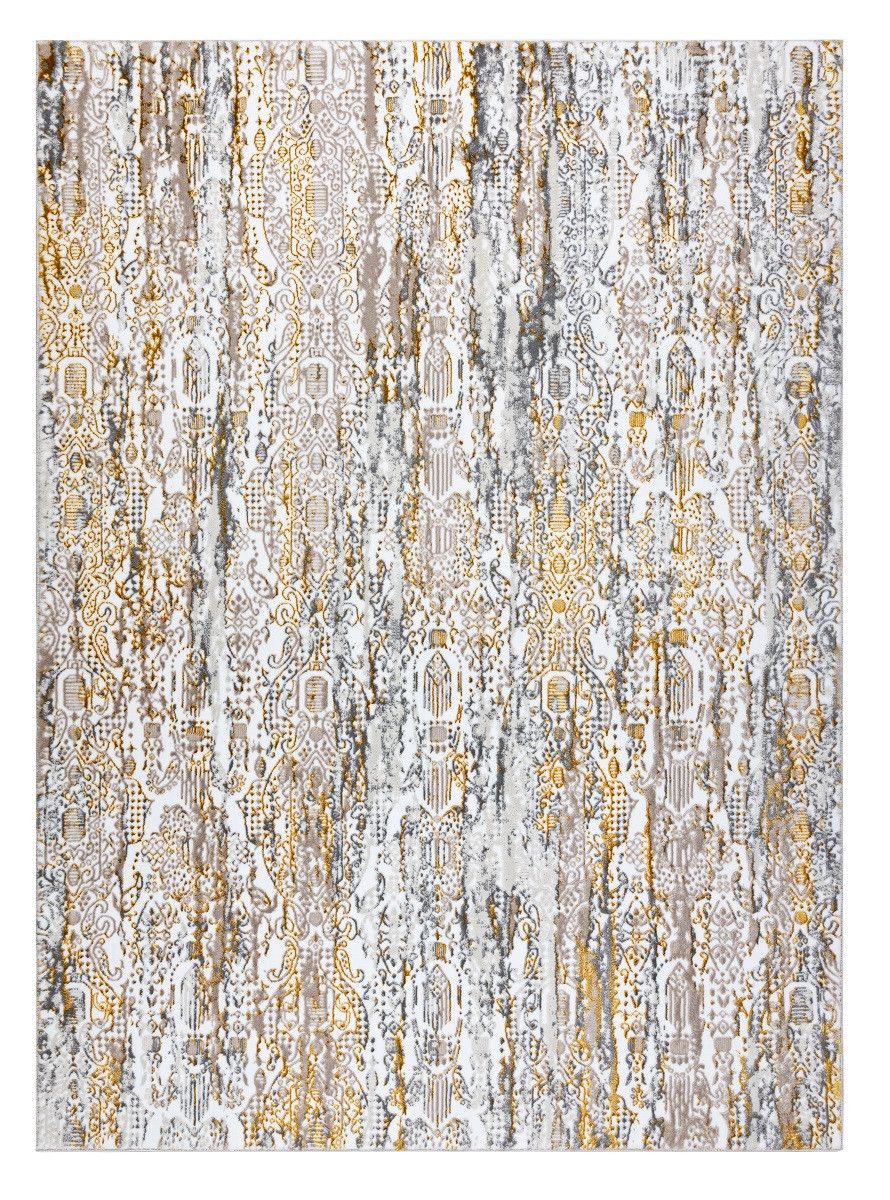 Dywany Łuszczów Kusový koberec Gloss 8487 63 Ornament gold/beige - 120x170 cm - Mujkoberec.cz