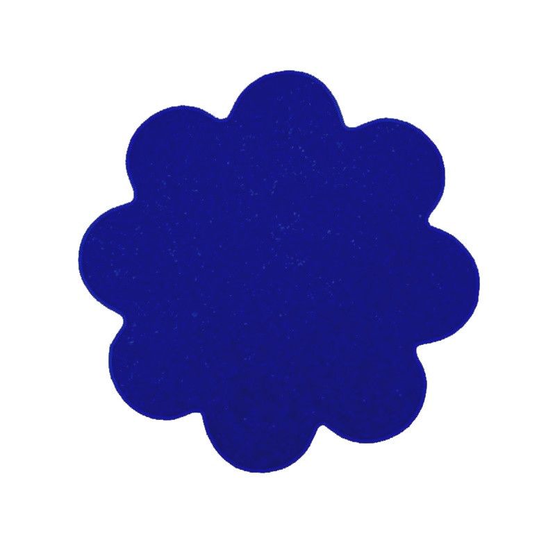 Vopi koberce Kusový koberec Eton modrý květina - 120x120 kytka cm - Mujkoberec.cz
