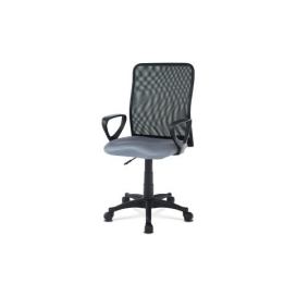 Kancelářská židle šedá a černá látka MESH KA-B047 GREY