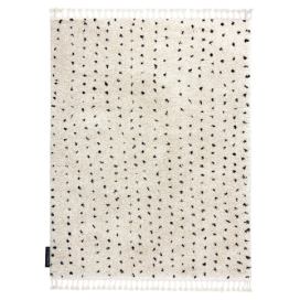 Dywany Łuszczów Kusový koberec Berber Syla B752 dots cream - 80x150 cm Mujkoberec.cz