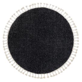 Dywany Łuszczów Kusový koberec Berber 9000 grey kruh - 160x160 (průměr) kruh cm Mujkoberec.cz