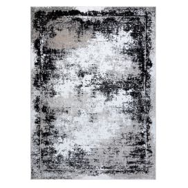 Dywany Łuszczów Kusový koberec Gloss 8493 78 Vintage grey/black - 80x150 cm Mujkoberec.cz