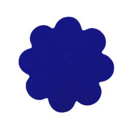Vopi koberce Květinový koberec Eton 82 modrý - 120x120 kytka cm