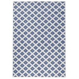 NORTHRUGS - Hanse Home koberce Kusový koberec Twin-Wendeteppiche 103128 blau creme – na ven i na doma - 80x150 cm Mujkoberec.cz