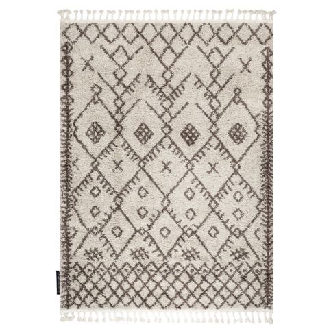 Dywany Łuszczów Kusový koberec Berber Tanger B5940 cream and brown - 80x150 cm Mujkoberec.cz