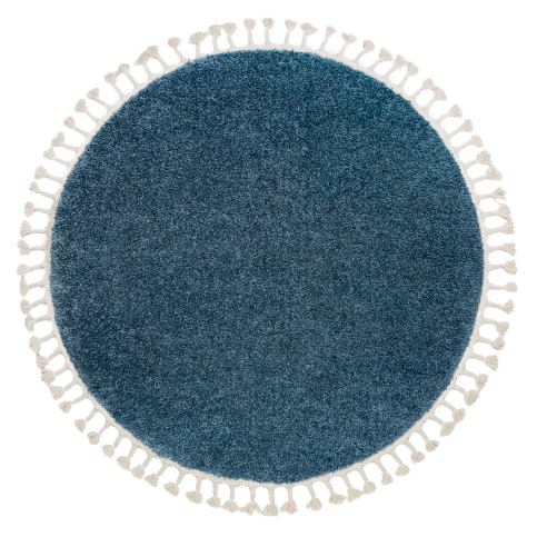 Dywany Łuszczów Kusový koberec Berber 9000 blue kruh - 120x120 (průměr) kruh cm Mujkoberec.cz