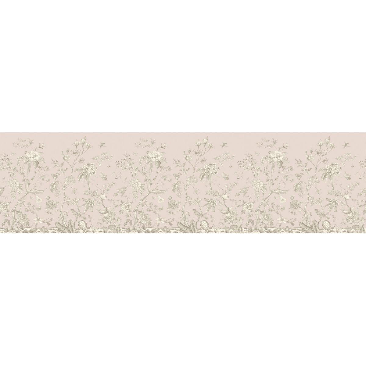 Samolepicí bordura Old graphic florals, 500 x 13,8 cm  - 4home.cz