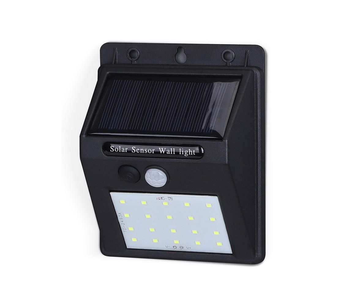 B.V.  - LED Venkovní solární svítidlo se senzorem LED/1,11W/5,5V IP65  -  Svět-svítidel.cz