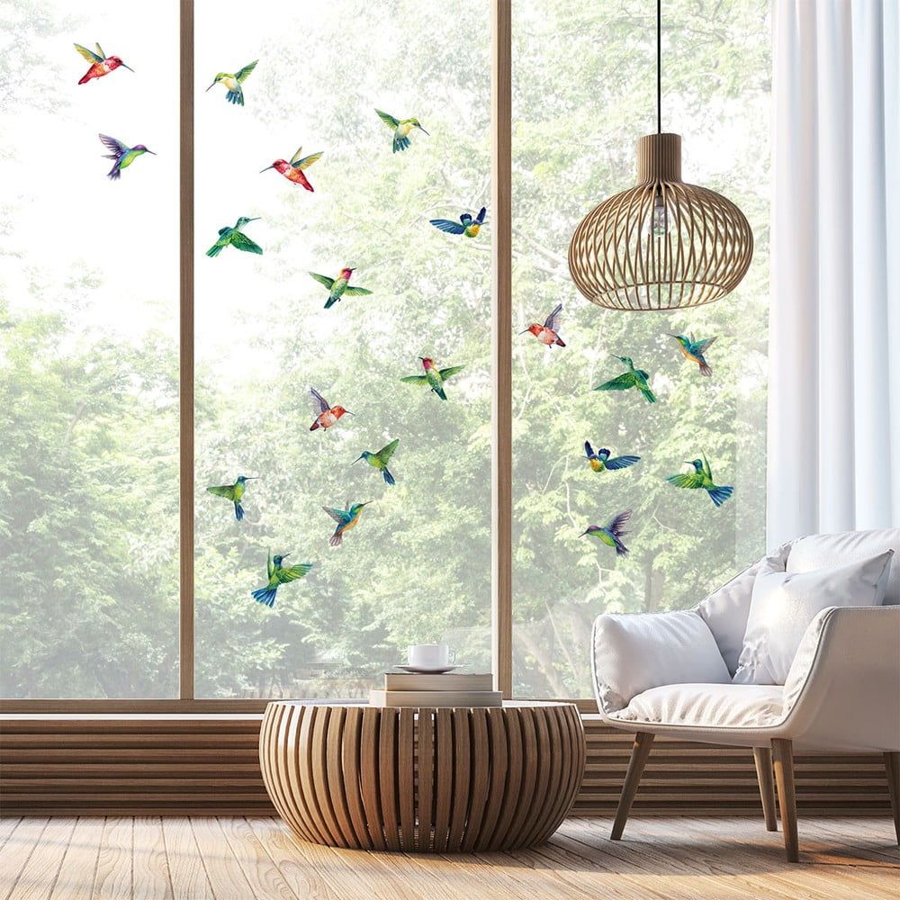 Sada samolepek na okno 20 ks 40x60 cm Hummingbirds – Ambiance - Bonami.cz