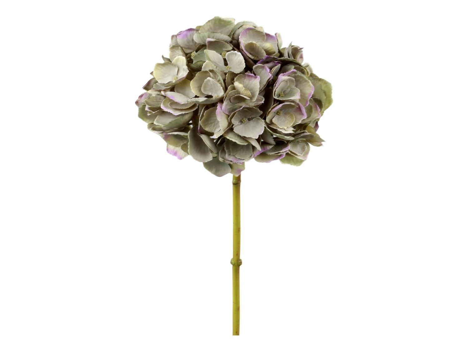 Dekorace umělá zelená květina Hortenzie Hydrangea verte - 46 cm Chic Antique - LaHome - vintage dekorace