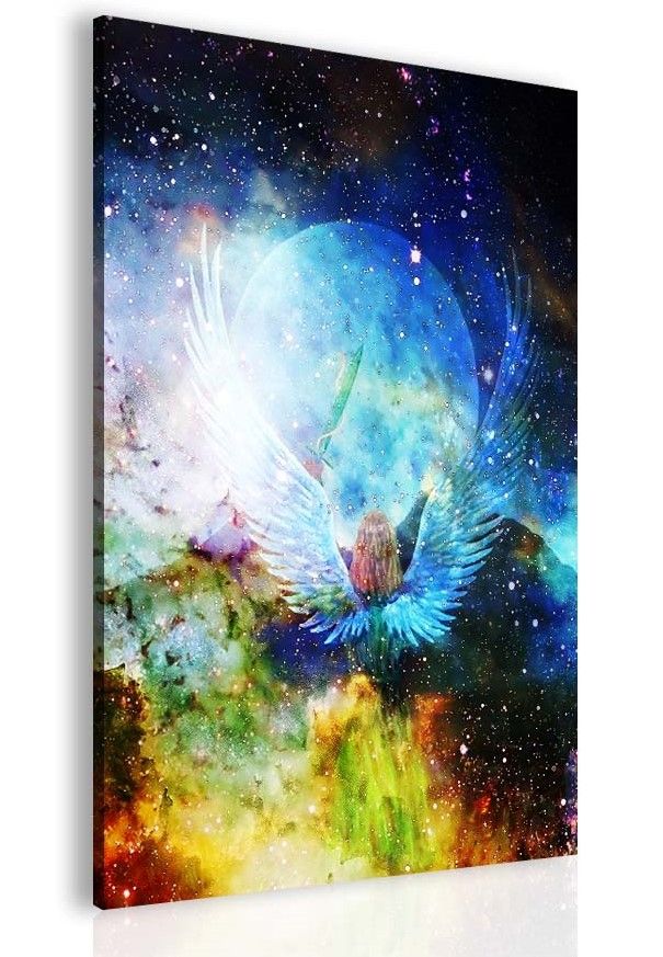 Obraz vesmírný anděl Velikost (šířka x výška): 55x70 cm - S-obrazy.cz