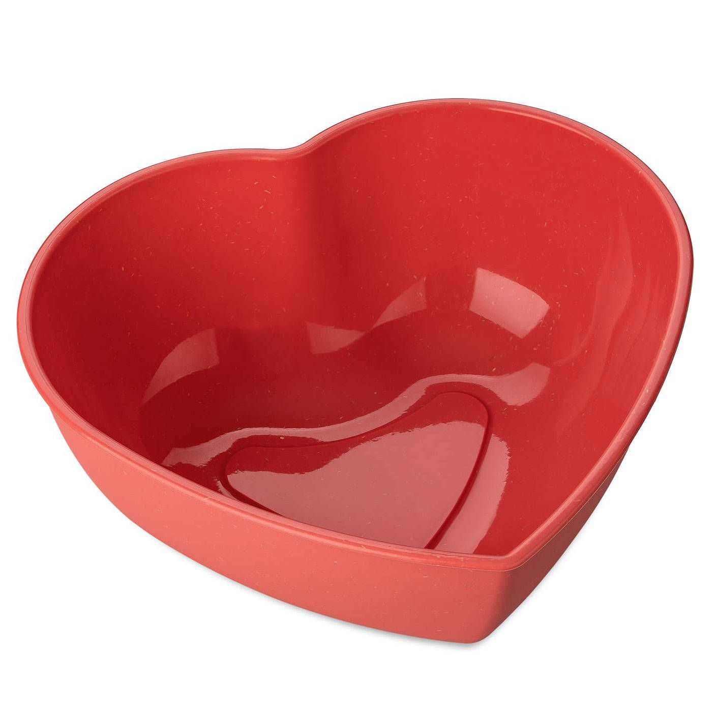 Koziol Kuchyňská miska ve tvaru srdce HERZ, organic nature, červená - EDAXO.CZ s.r.o.