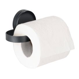 Držák toaletního papíru PAVIA Static-Loc, černý, Wenko