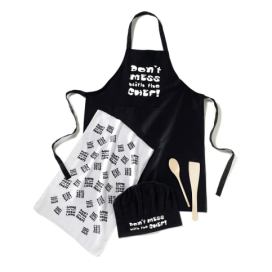 5dílný set pro kuchaře Cooksmart ® Don\'t Mess With The Chef