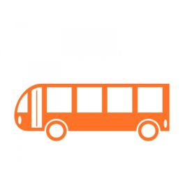 Pieris design Autobus - samolepka na zeď bílá