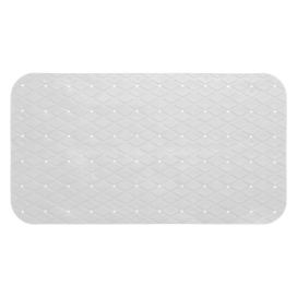 5five Simply Smart Protiskluzová předložka do koupelny, 69x39 cm, bílá