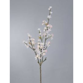 Umělá květoucí jabloňová větev, 80 cm