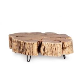 BIZZOTTO Dřevěný konferenční stolek ENEAS 90x90 cm