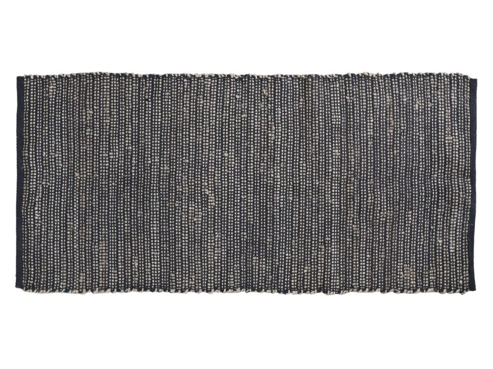 Černý antik bavlněný koberec Rug black - 75*160 cm Chic Antique - LaHome - vintage dekorace