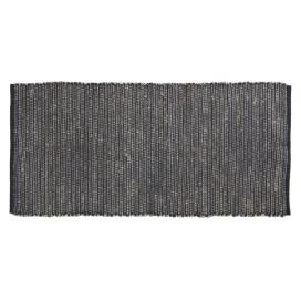 Černý antik bavlněný koberec Rug black - 75*160 cm Chic Antique