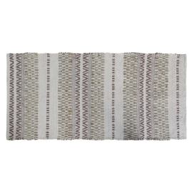 Béžový bavlněný koberec s ornamenty Rug stripes - 70*150 cm Chic Antique