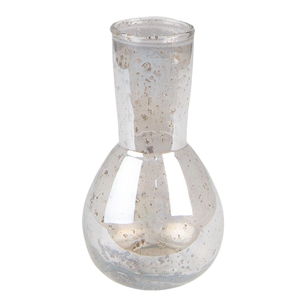 Skleněná transparentní váza Milia - Ø 7*14 cm Clayre & Eef - LaHome - vintage dekorace