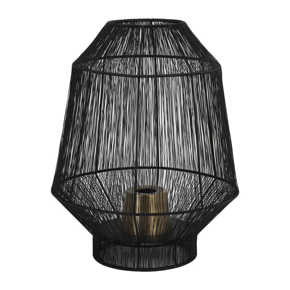 Černá stolní lampa (výška 38 cm) Vitora – Light & Living - Bonami.cz