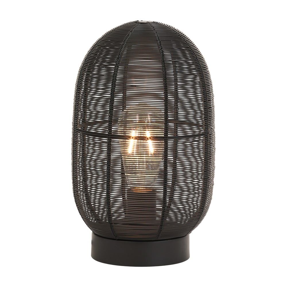 Černá stolní lampa (výška 30 cm) Ophra – Light & Living - Bonami.cz