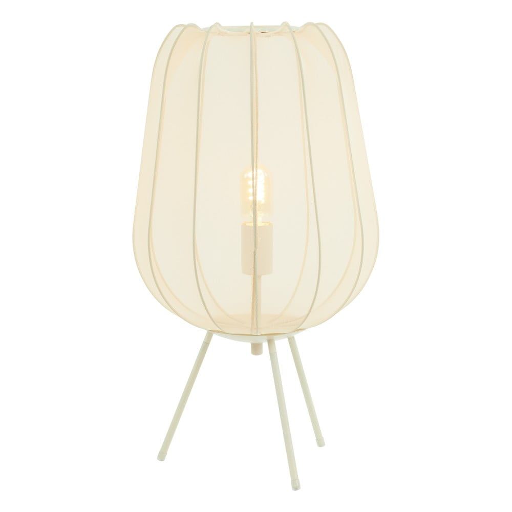 Krémová stolní lampa (výška 60 cm) Plumeria – Light & Living - Bonami.cz