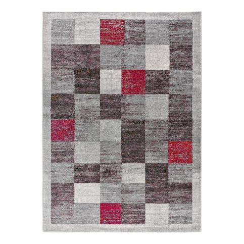Červeno-šedý koberec 80x150 cm Sheki – Universal Bonami.cz