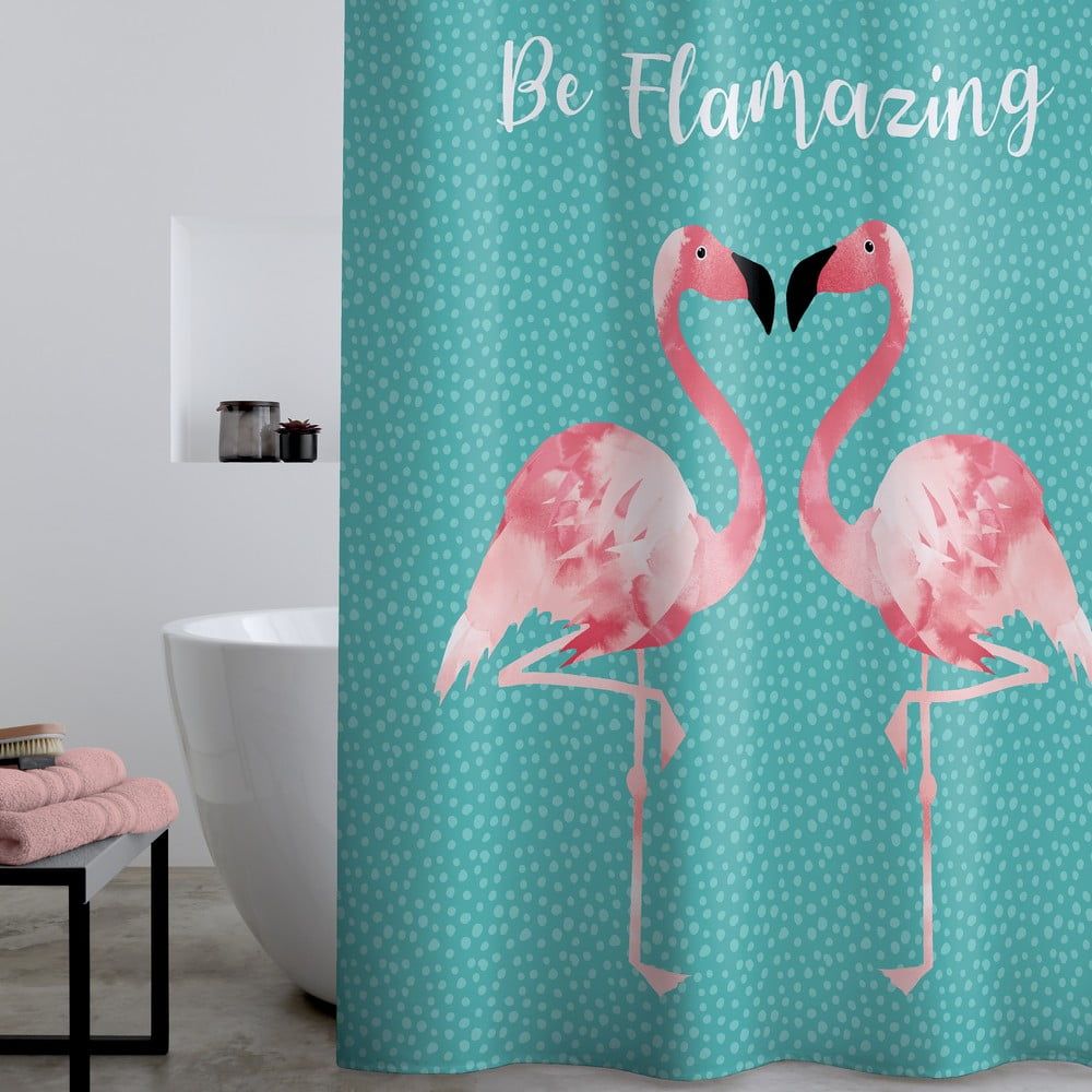 Sprchový závěs 180x180 cm Flamingo - Catherine Lansfield - Bonami.cz