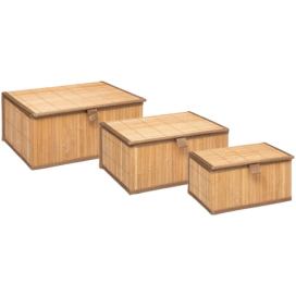 5five Simply Smart Sada bambusových krabic, 3 ks