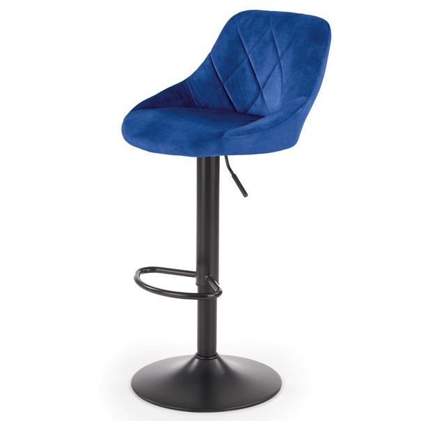 Barová židle SCH-101 tmavě modrá - SCONTO Nábytek s.r.o.