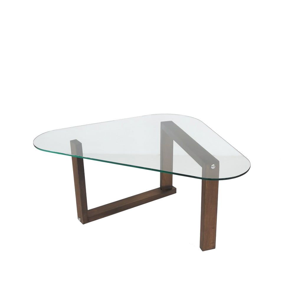 Hnědý konferenční stolek 81x96 cm Cam – Neostill - Bonami.cz