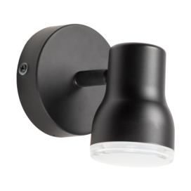 Černé nástěnné svítidlo ø 6,5 cm Tehila – Kave Home