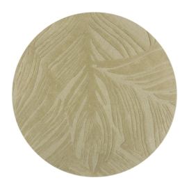 Zelený vlněný kulatý koberec ø 160 cm Lino Leaf – Flair Rugs