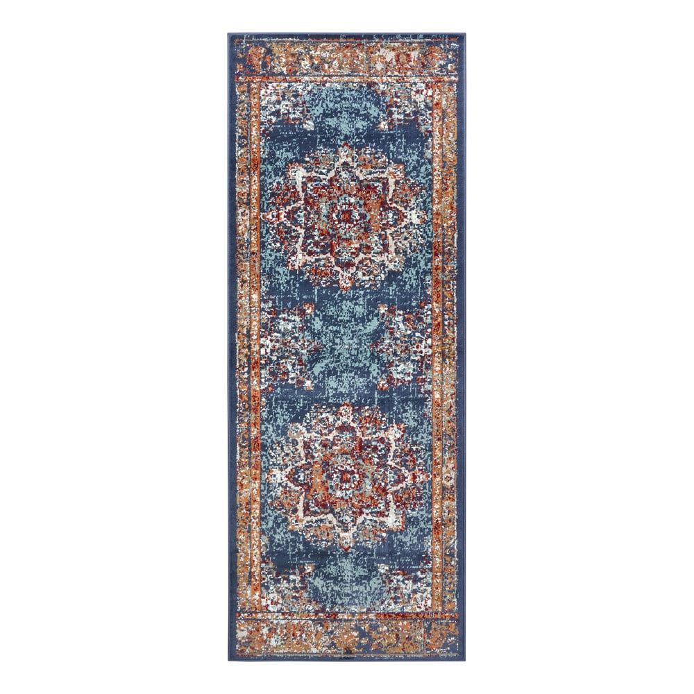 Tmavě modrý koberec běhoun 80x240 cm Orient Maderno – Hanse Home - Bonami.cz