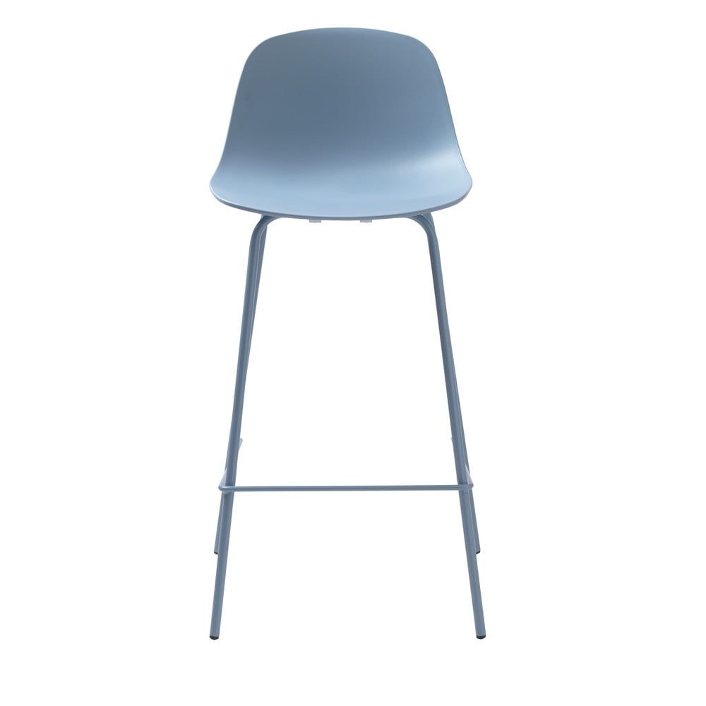 Světle modrá plastová barová židle 92,5 cm Whitby – Unique Furniture - Bonami.cz