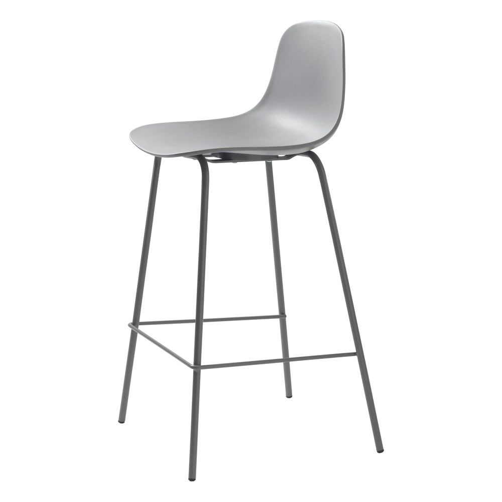 Šedá plastová barová židle 92,5 cm Whitby – Unique Furniture - Bonami.cz