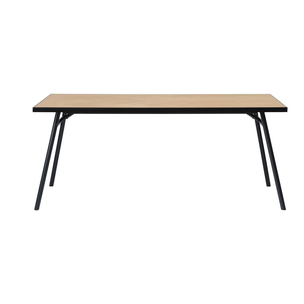 Jídelní stůl s deskou v dubovém dekoru 90x180 cm Calvi – Unique Furniture - Bonami.cz