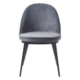 Šedá jídelní židle Gain – Unique Furniture