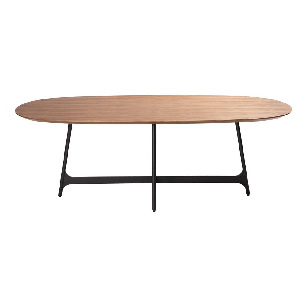 Jídelní stůl s deskou v dekoru ořechového dřeva 110x220 cm Ooid – DAN-FORM Denmark - Bonami.cz